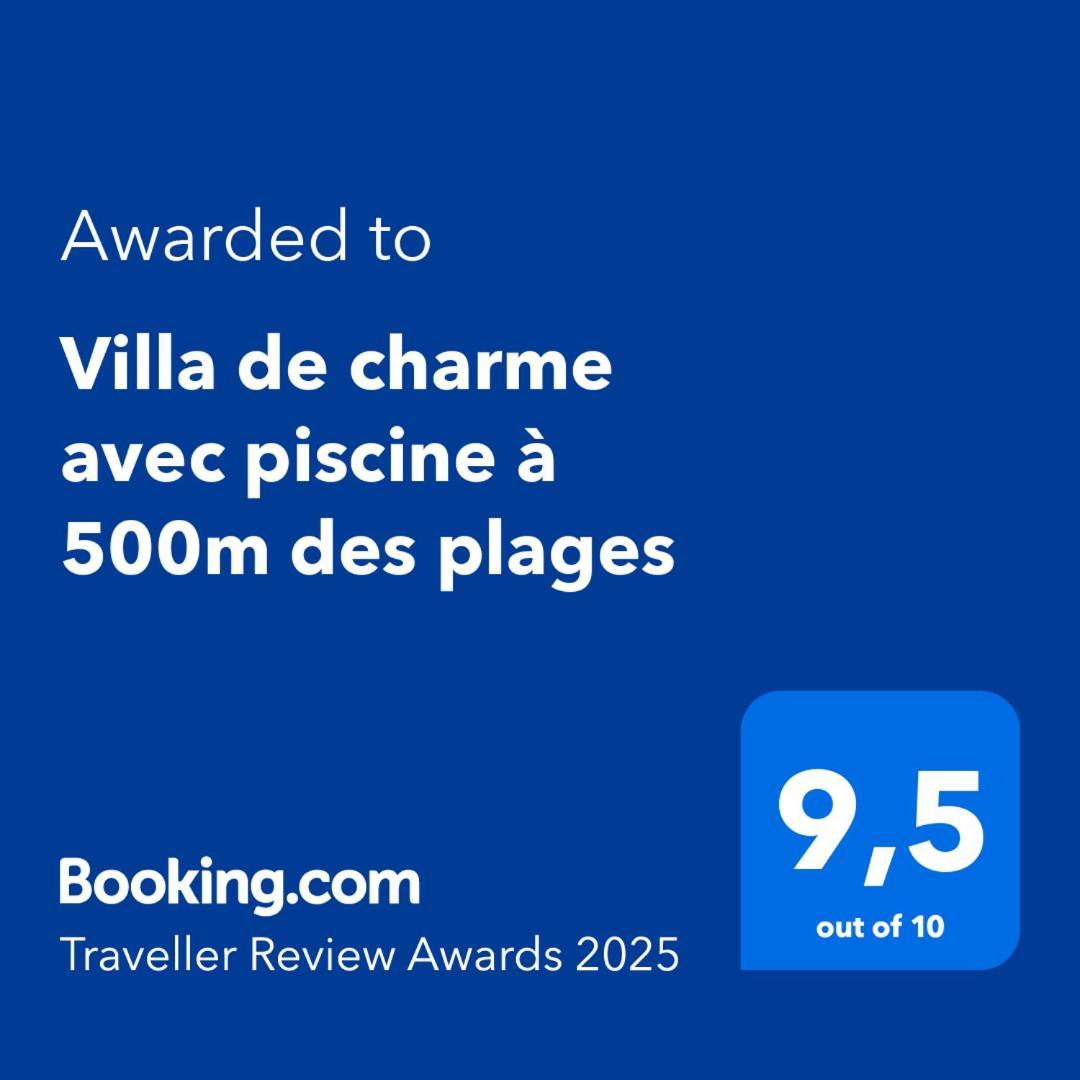 Villa de charme avec piscine à 500m des plages Soorts-Hossegor Esterno foto